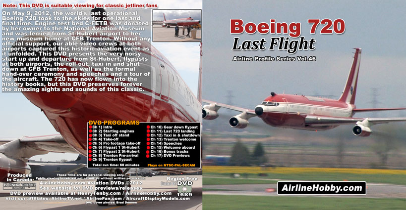 Boeing 720 Last Flight DVD