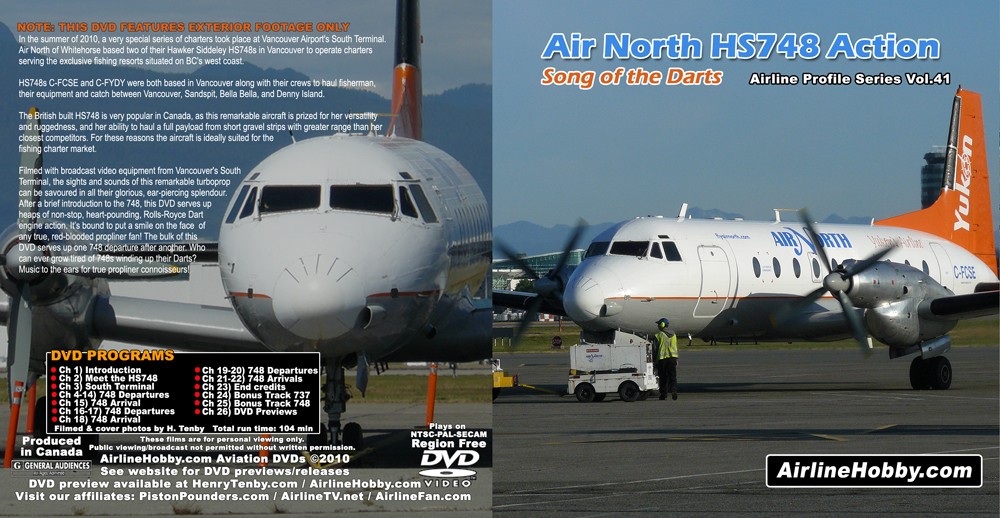Air North HS748 Action - Song of the Darts DVD