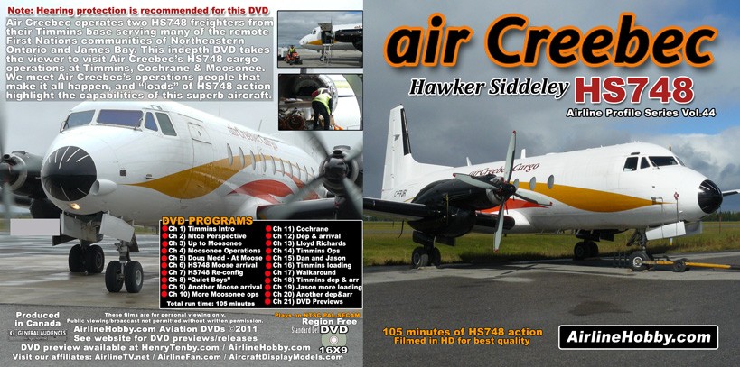 Air Creebec Hawker Siddeley HS748 DVD