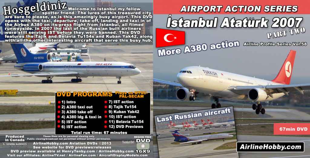 Istanbul Ataturk International Airport 2007 Part Two DVD