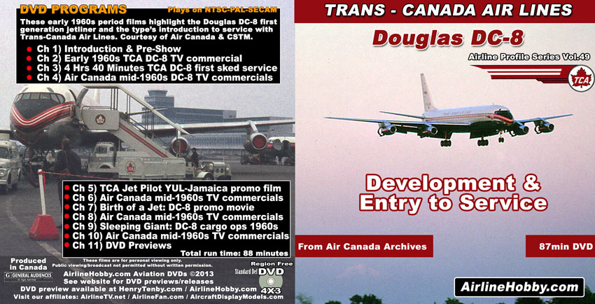 Trans-Canada Air Lines Douglas DC-8 DVD | Henry Tenby - Classic