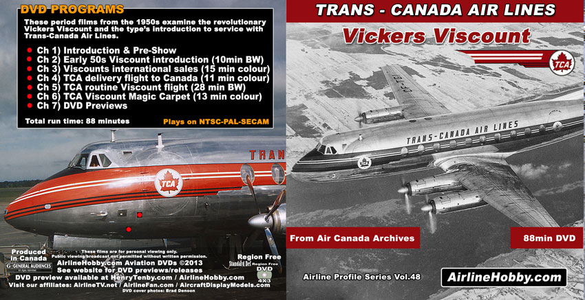 Trans-Canada Air Lines Vickers Viscount DVD