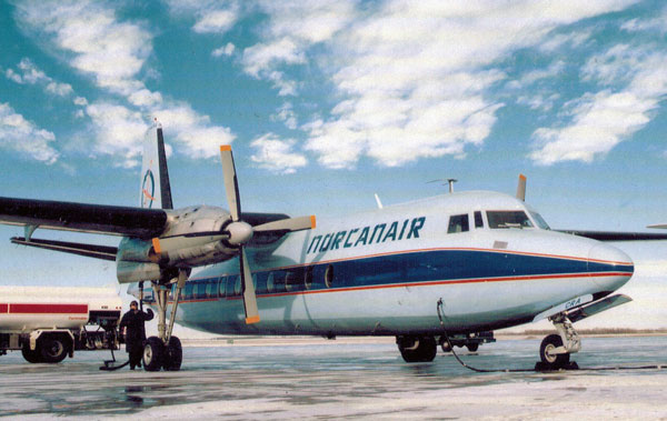 Norcanair Takes Off story and photos by Henry Tenby Norcanair Fokker F27
