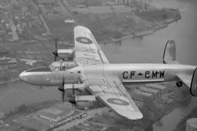 Treasure trove of vintage Trans-Canada Air Lines movie footage found TCA Avro Lancastrian
