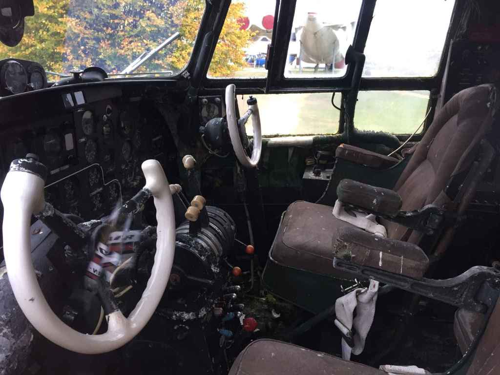 Cockpit of the Polish Air Force IL-14 at the Hermeskeil aviation museum in Germany.