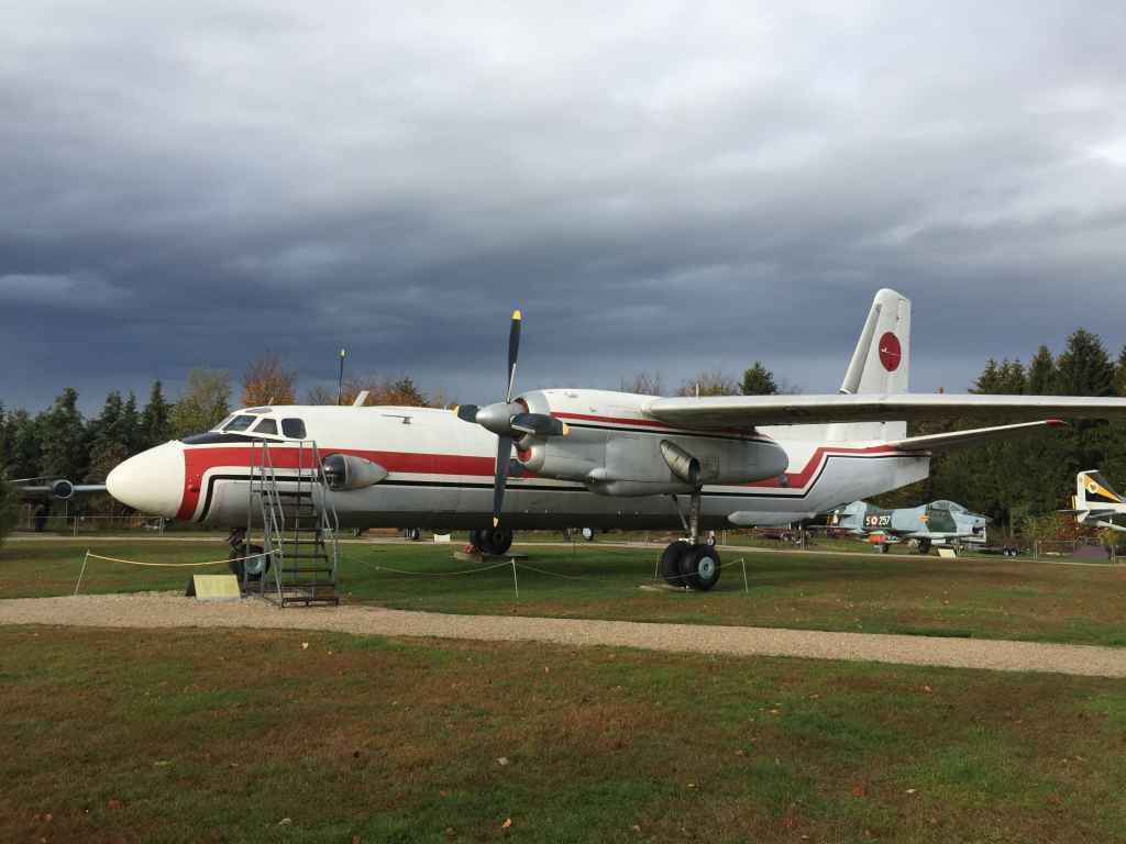 Cubana Cuba Antonov AN-24 at the Hermeskeil aviation museum in Germany.