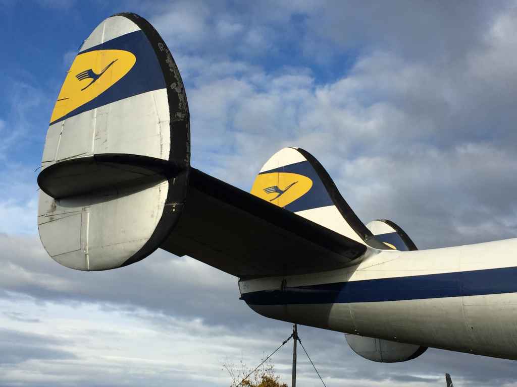 Can't get enough! Three tails are better than one! Lufthansa Lockheed Super Constellation D-ALIN at the Hermeskeil aviation museum in Germany.