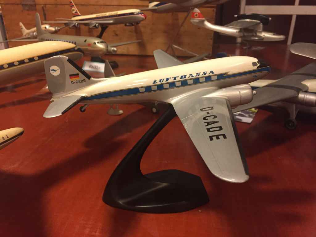 This is a very nice 1990s era Lufthansa DC-3 that was made by Verkuyl for the collectors market.