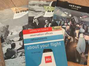 Vintage Airline Inflight Magazines