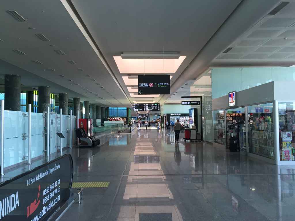 Departures gates at Izmir Airport