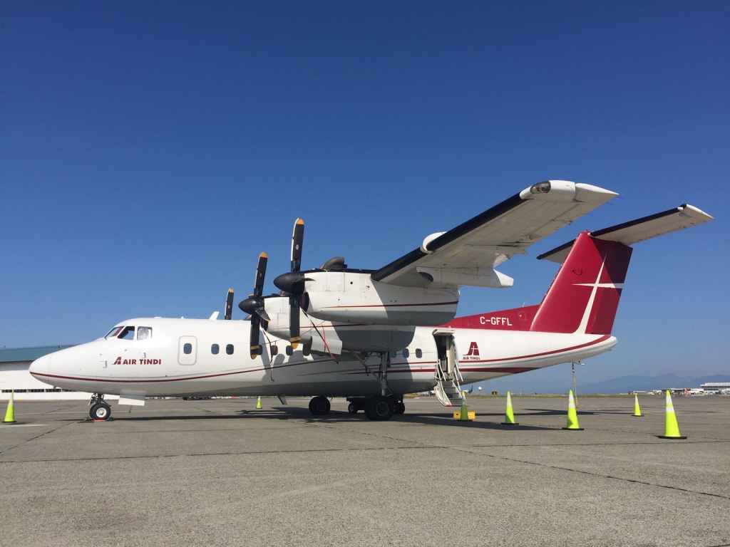 46-seat De Havilland Canada Dash-7 will be at the Abbotsford Airshow for one day only, tomorrow, Saturday August 10, the result of a one-time only charter for aviation buffs organized by Henry Tenby