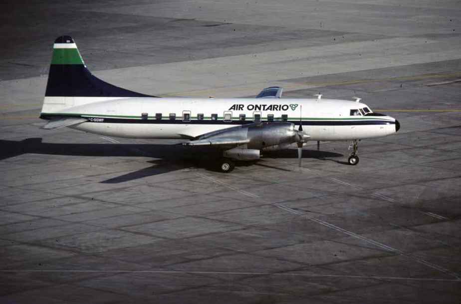 SP4629 Air Ontario CV580 C-GGWF YYZ May1985