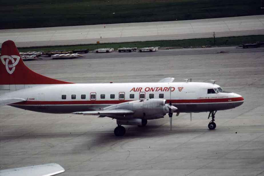 SP4631 Air Ontario CV580 C-GGWI YYZ 1988