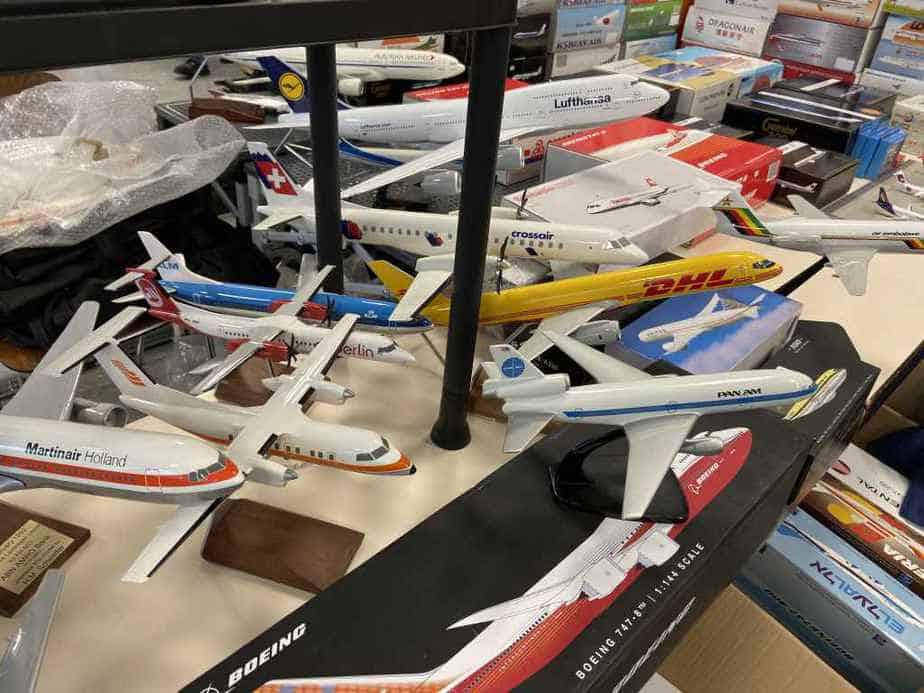 Patrick van Rooijen from Amsterdam brought a fabulous selection of models for sale to the Frankfurt Schwanheim airline show in November 2019.
