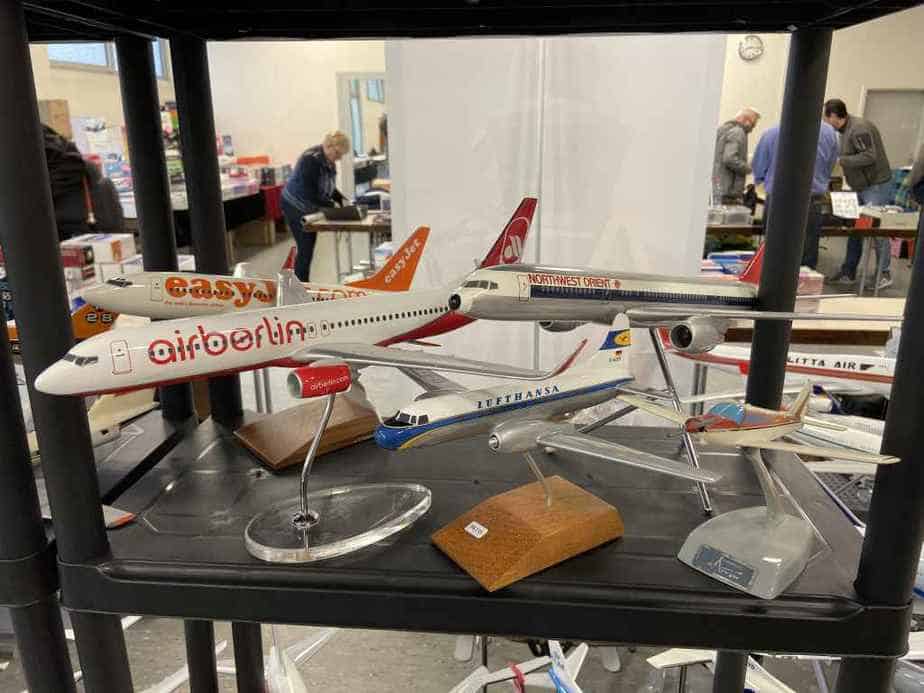 Patrick van Rooijen from Amsterdam brought a fabulous selection of models for sale to the Frankfurt Schwanheim airline show in November 2019, including this Vogelaar Convair 340 in Lufthansa markings.