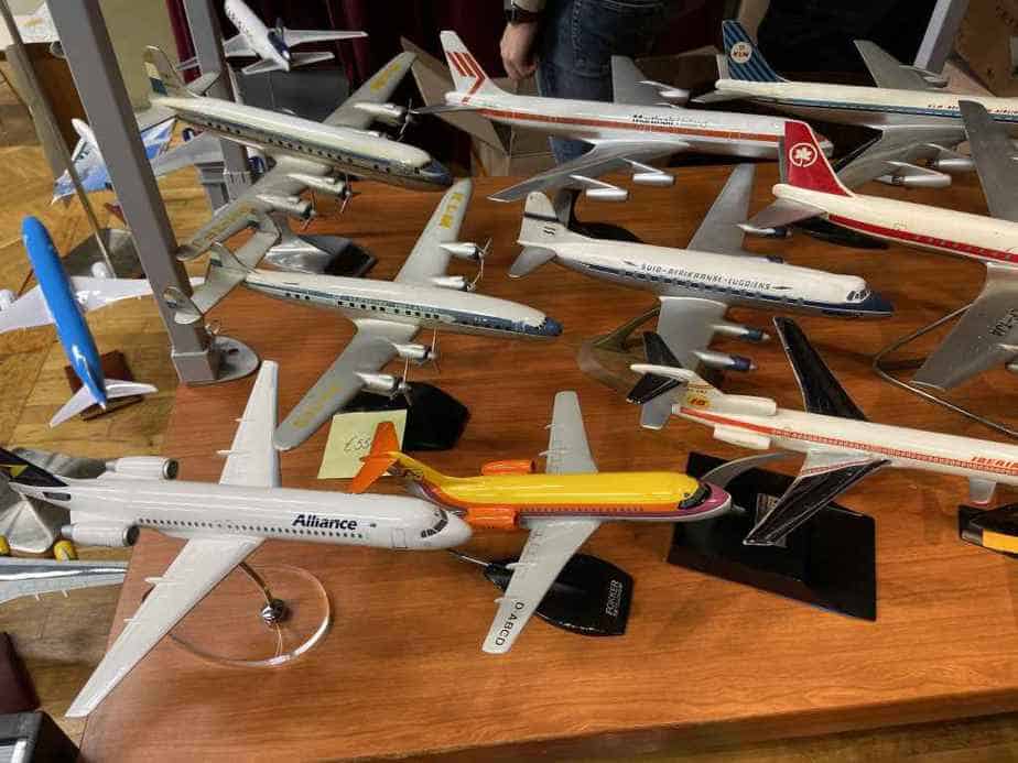Ed van Rooijen from Amsterdam brought a fabulous selection of models for sale to the Frankfurt Schwanheim airline show in November 2019, including this interesting selection of models new and old.