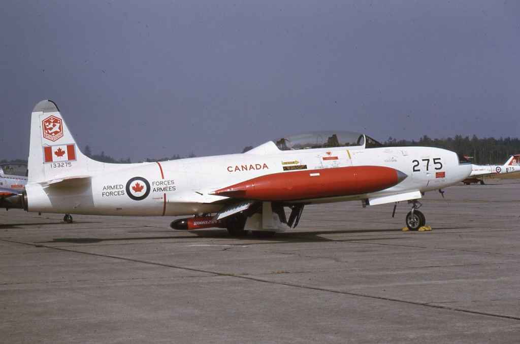 Canadian Armed Forces Snowbirds CT-33 133275 Abbotsford August 1973.
