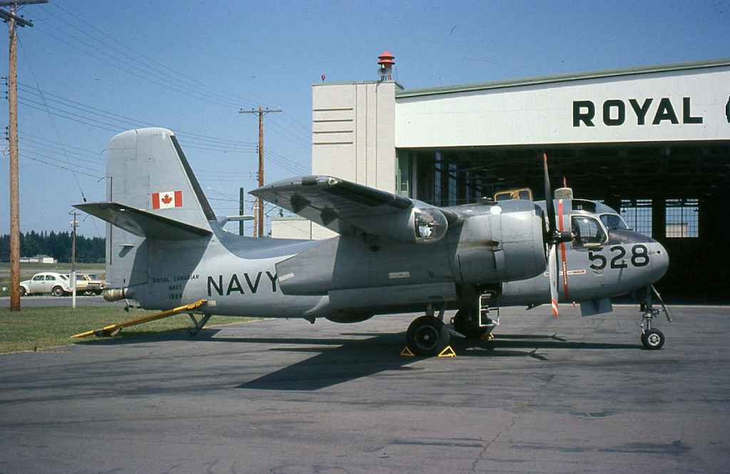 Royal Canadian Navy S2 Tracker 1528 June 1969 possibly at Victoria.